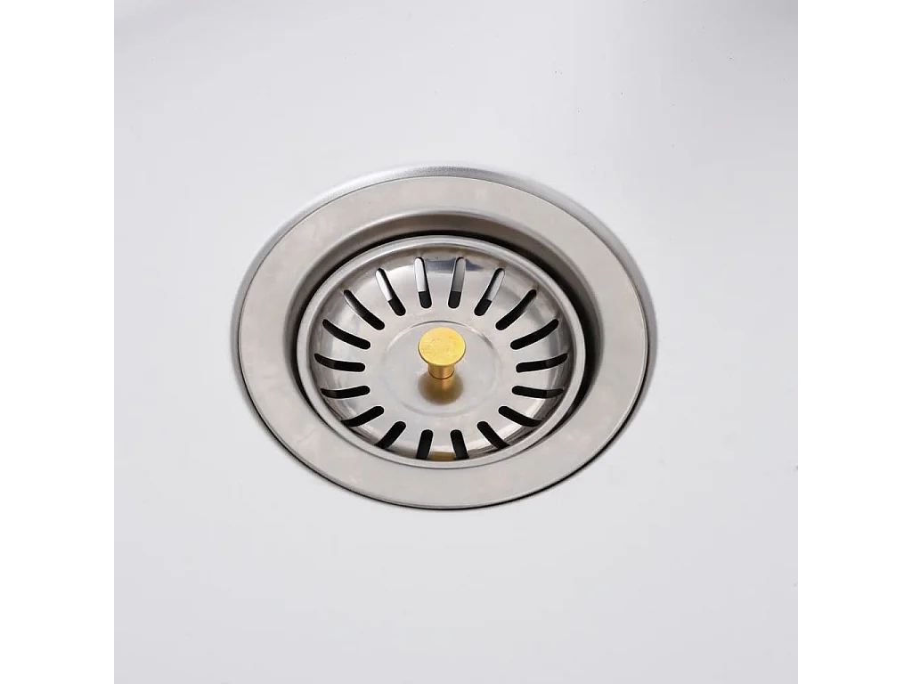 Fregadero de camping individual con grifo de acero inoxidable