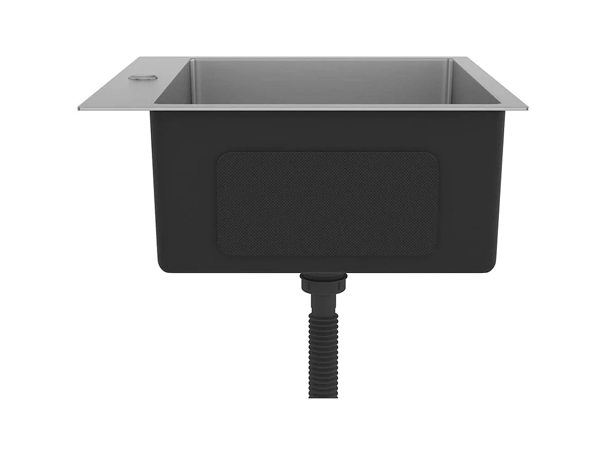 Handgemaakte keukengootsteen roestvrij staal