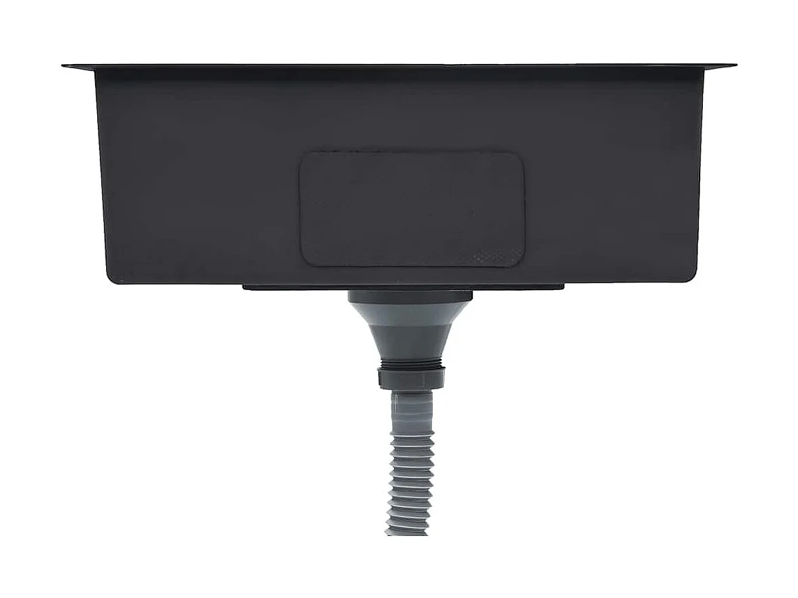 Fregadero de cocina hecho a mano de acero inoxidable