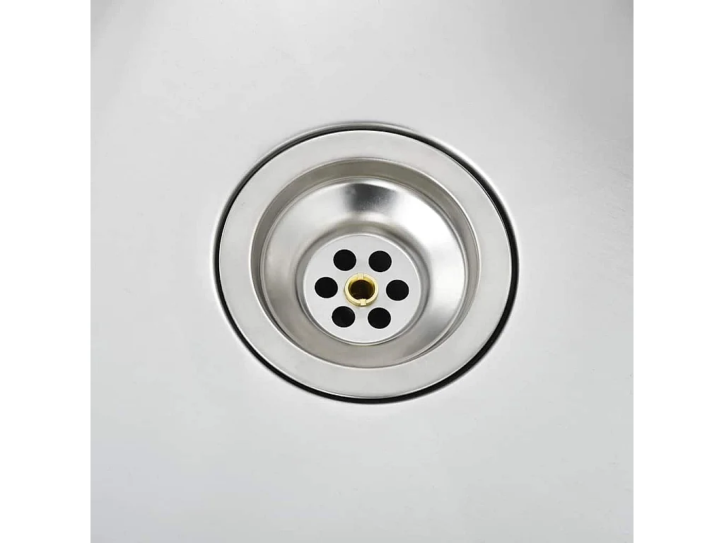 Fregadero de cocina hecho a mano de acero inoxidable