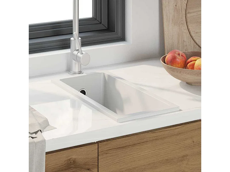 Évier de cuisine Blanc 21 x 44 x 14 cm Granite