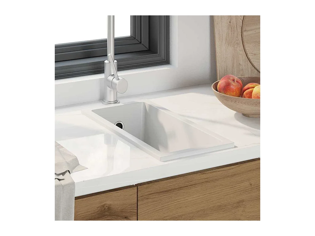 Évier de cuisine Blanc 21 x 44 x 14 cm Granite