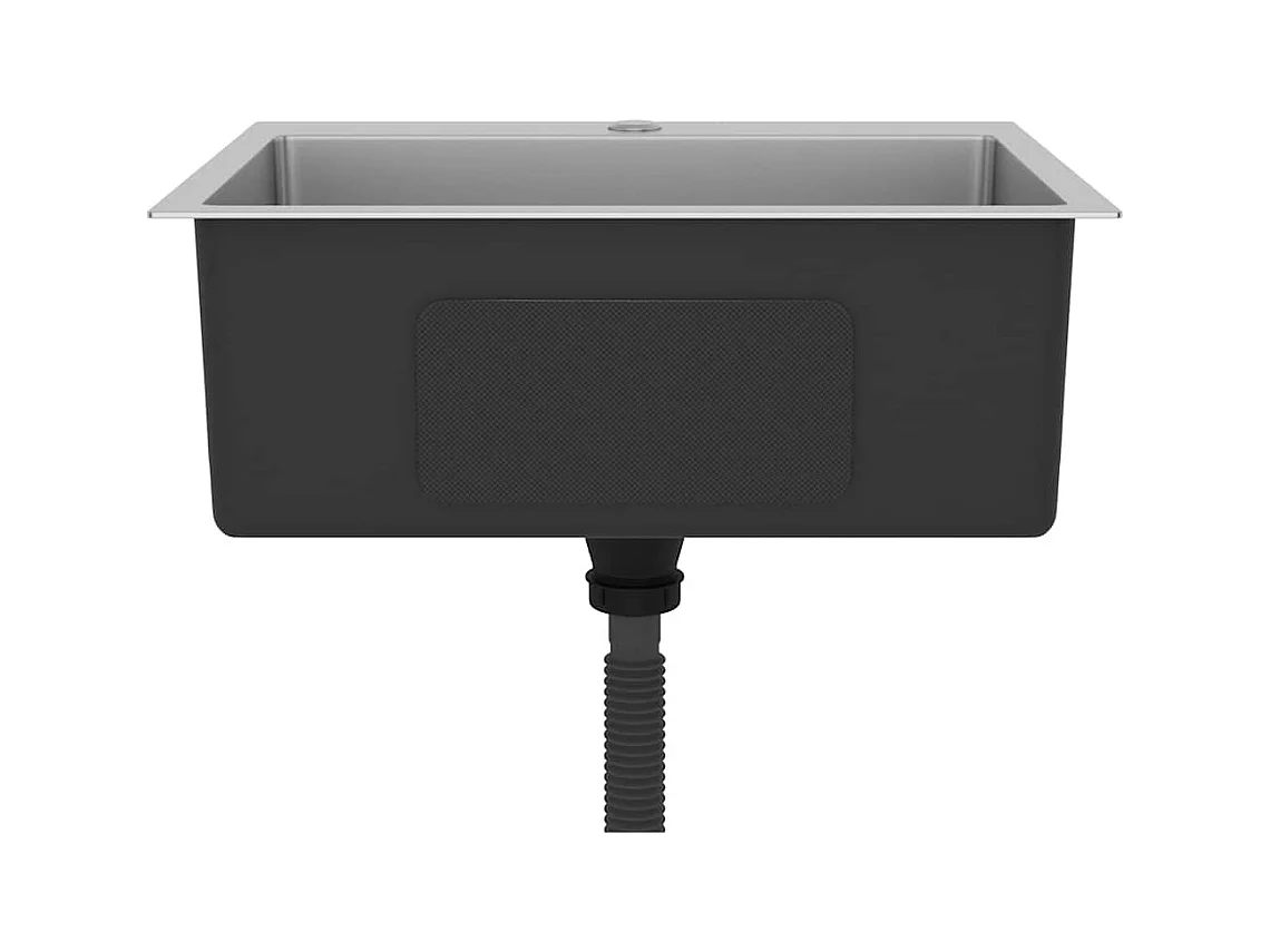 Handgemaakte keukengootsteen roestvrij staal