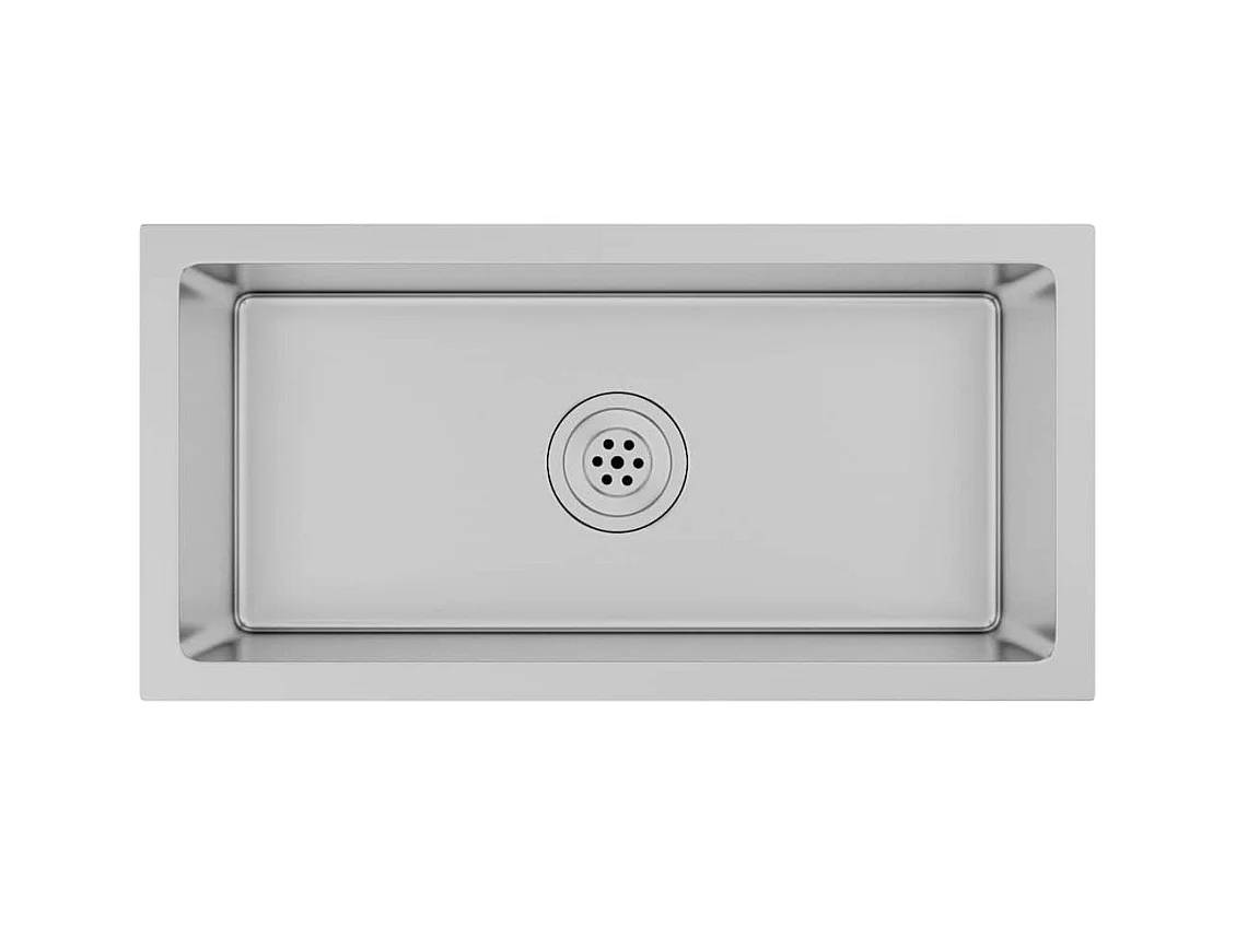 Handgemaakte keukengootsteen roestvrij staal