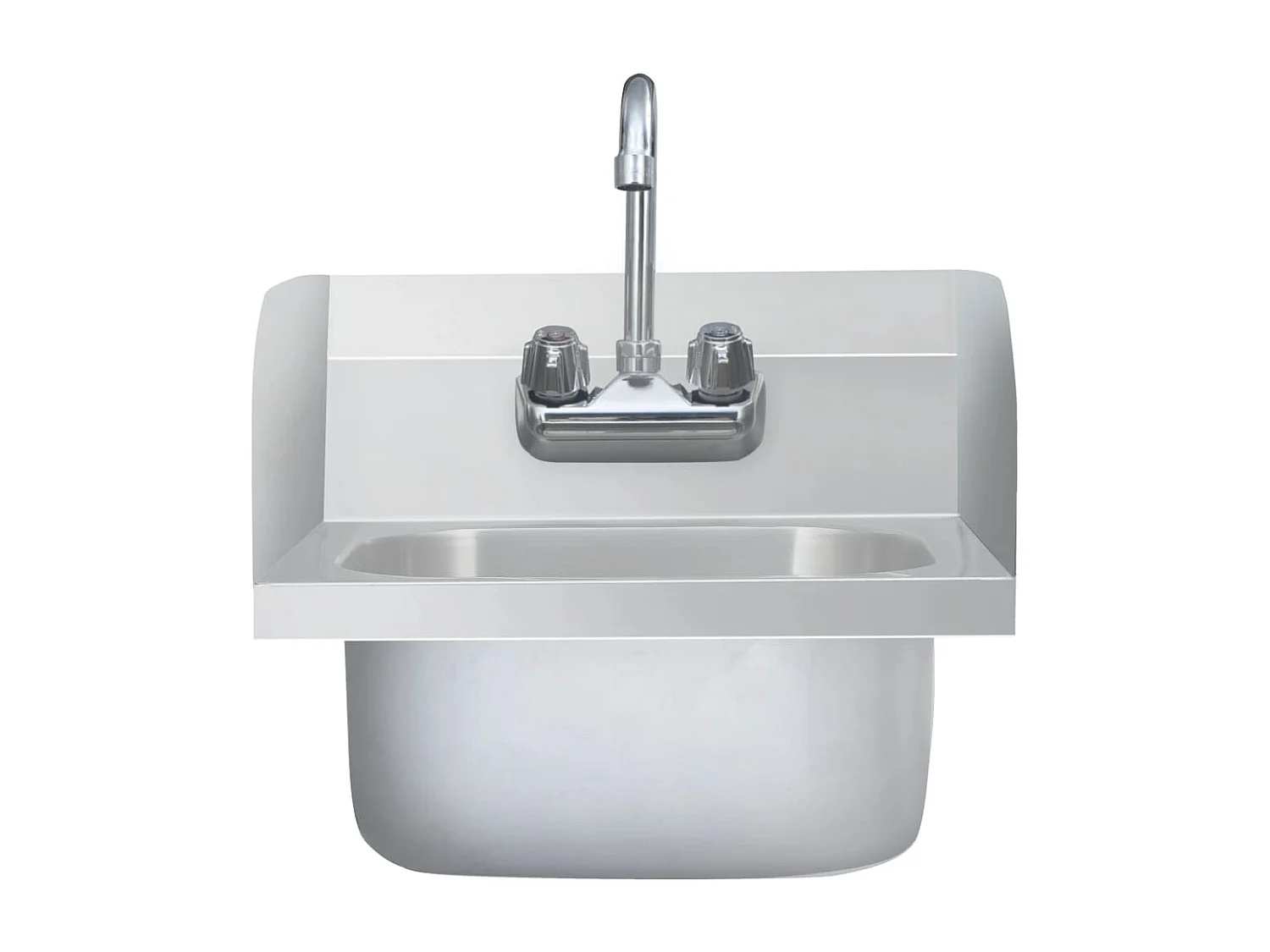 Lavabo commercial de lavage des mains avec robinet Inox