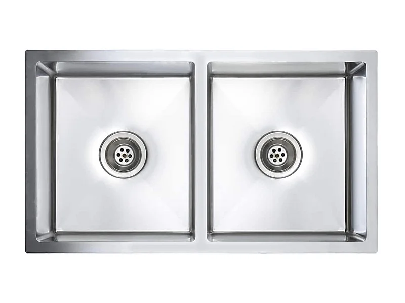 Handgemaakte keukengootsteen roestvrij staal