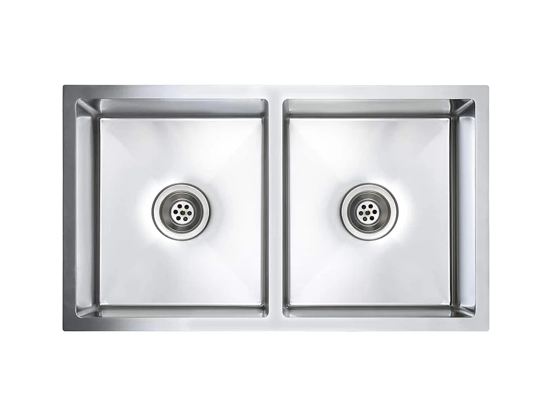 Handgemaakte keukengootsteen roestvrij staal