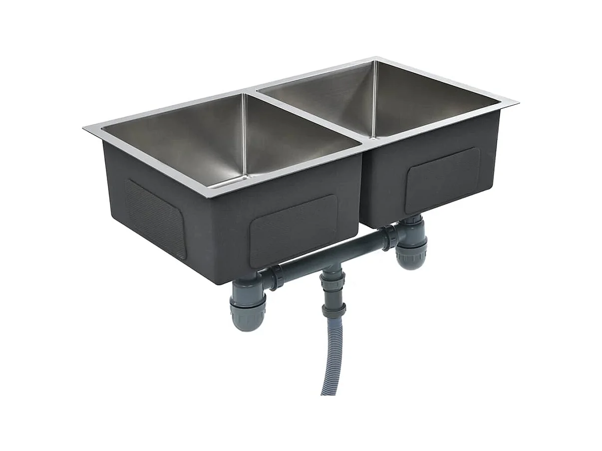 Handgemaakte keukengootsteen roestvrij staal