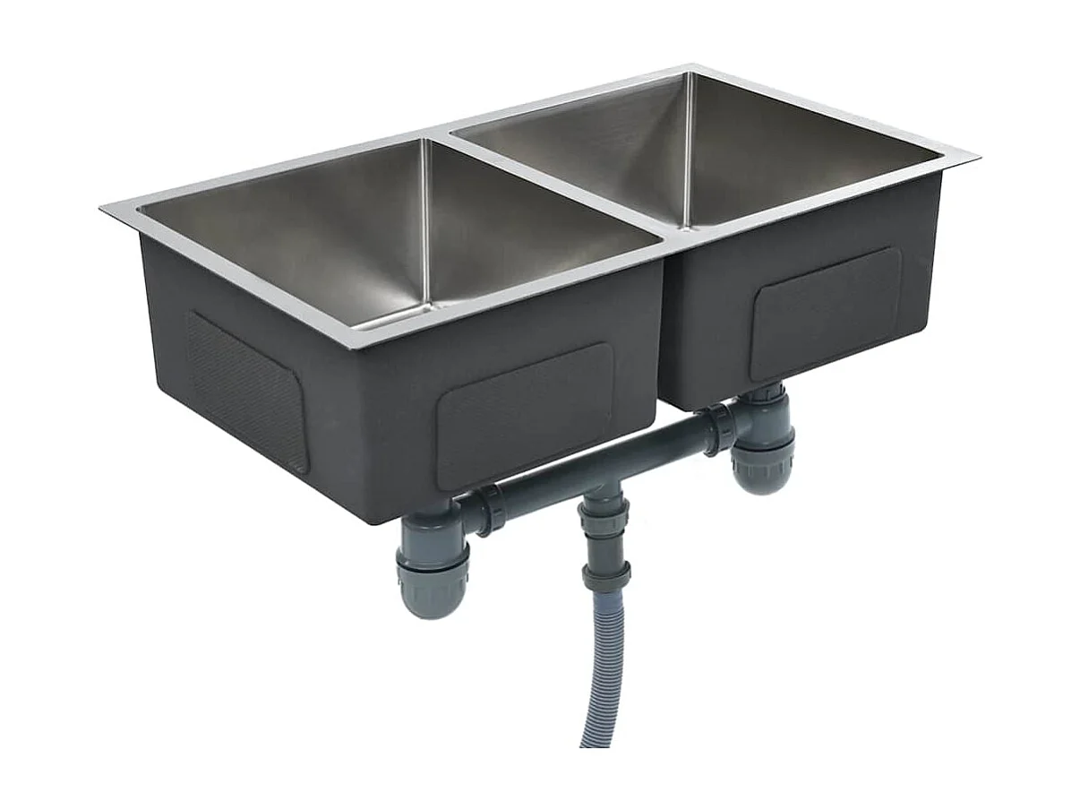 Évier de cuisine fait à la main Acier inoxydable