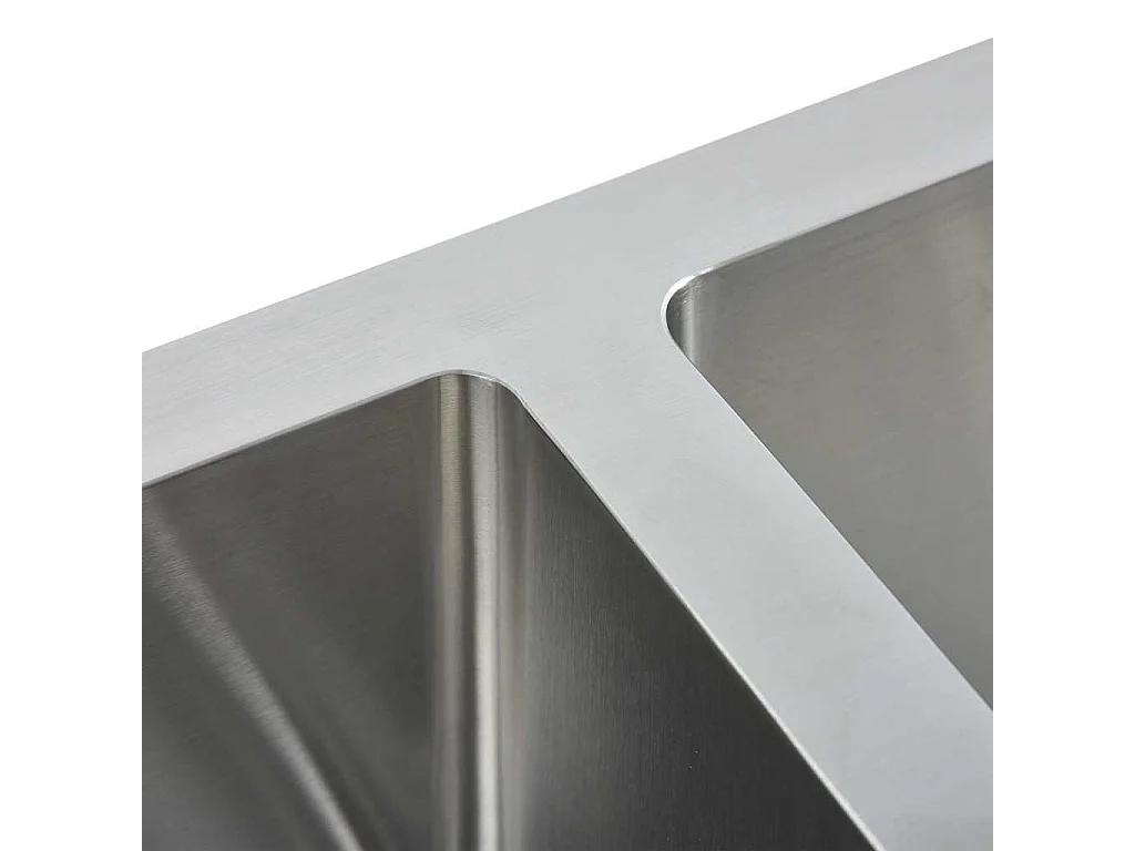 Évier de cuisine fait à la main Acier inoxydable