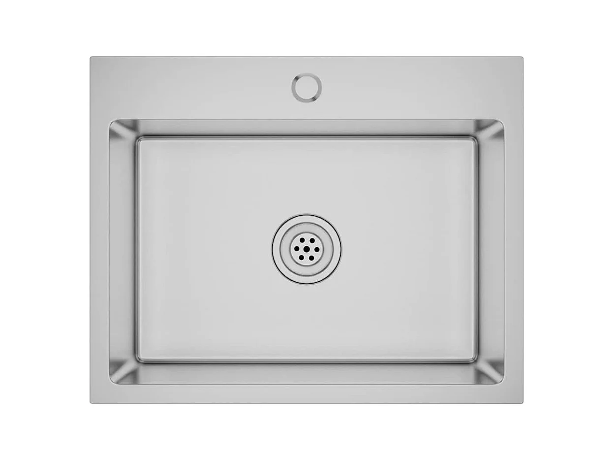 Évier de cuisine fait main Acier inoxydable