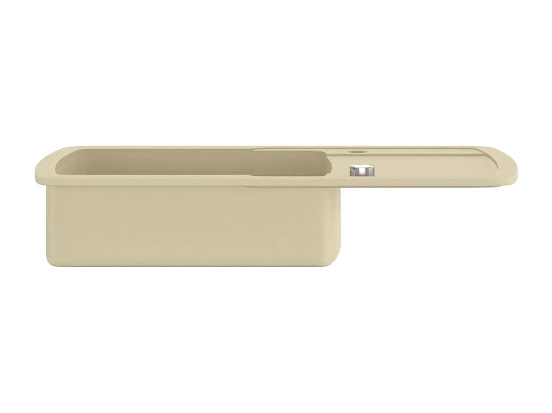 Évier de cuisine Granit Seul lavabo Beige