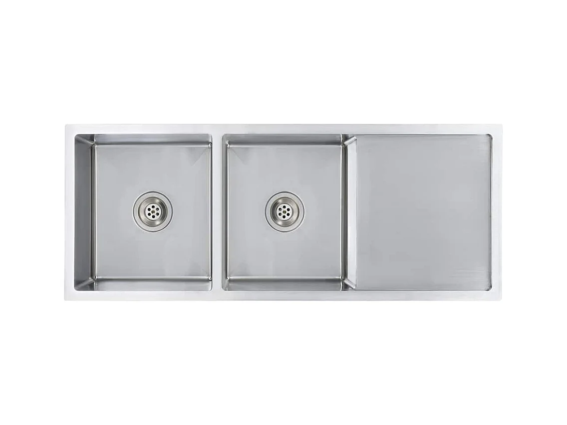 Handgemaakte keukengootsteen roestvrij staal