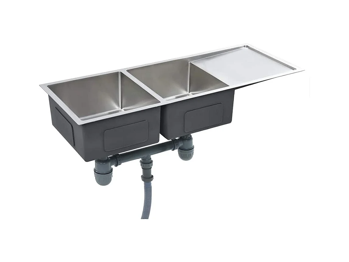 Handgemaakte keukengootsteen roestvrij staal