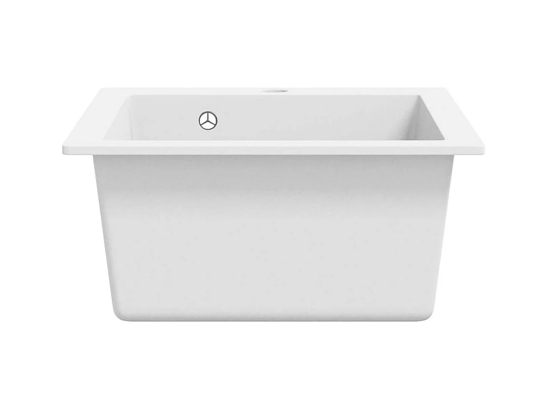 Évier de cuisine Granite Blanc crème