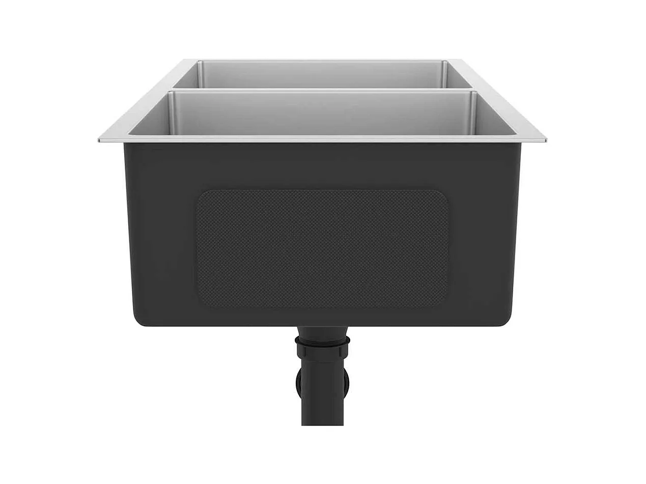 Handgemaakte keukengootsteen roestvrij staal