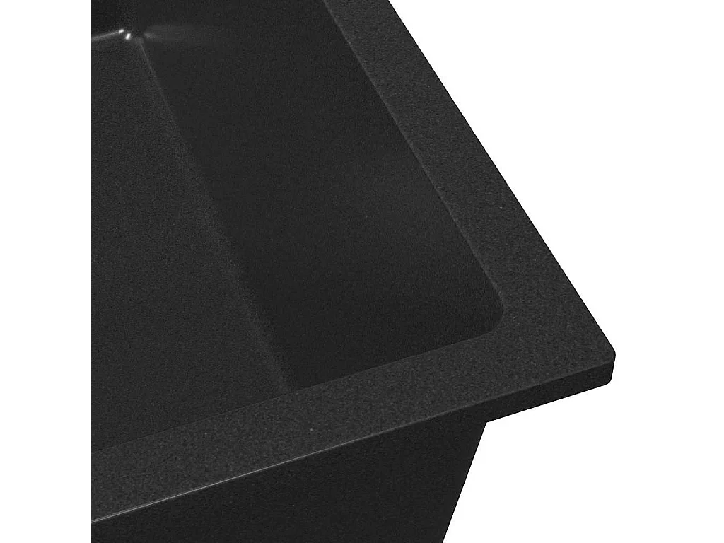 Évier de cuisine Noir 38 x 44 x 20 cm Granite