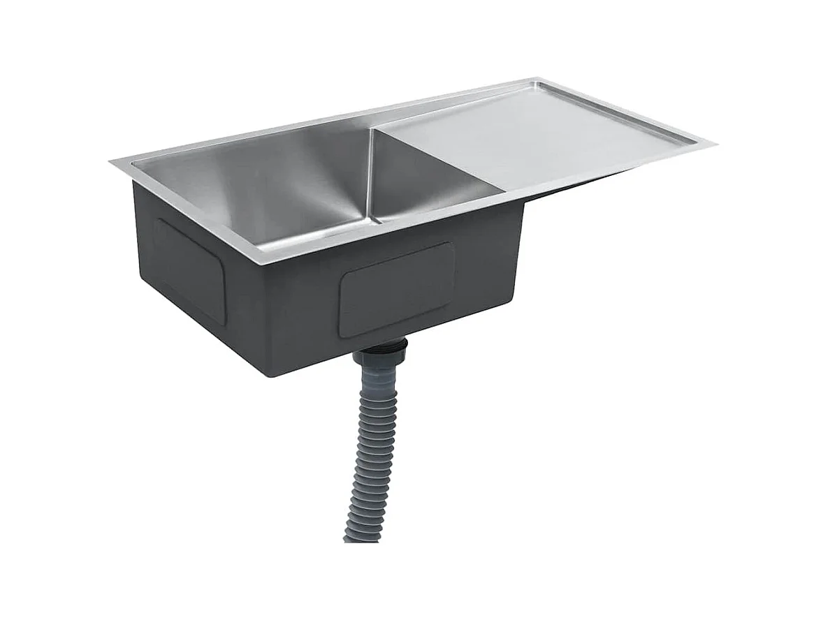 Handgemaakte keukengootsteen roestvrij staal