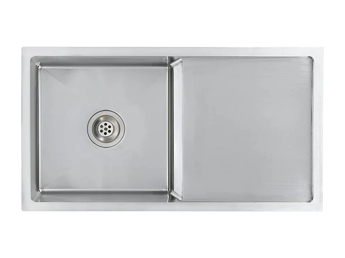 Évier de cuisine fait à la main Acier inoxydable