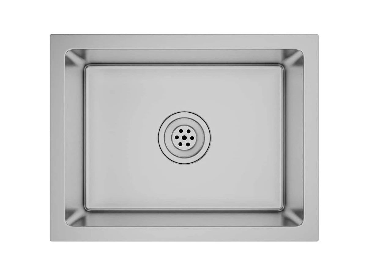 Handgemaakte keukengootsteen roestvrij staal