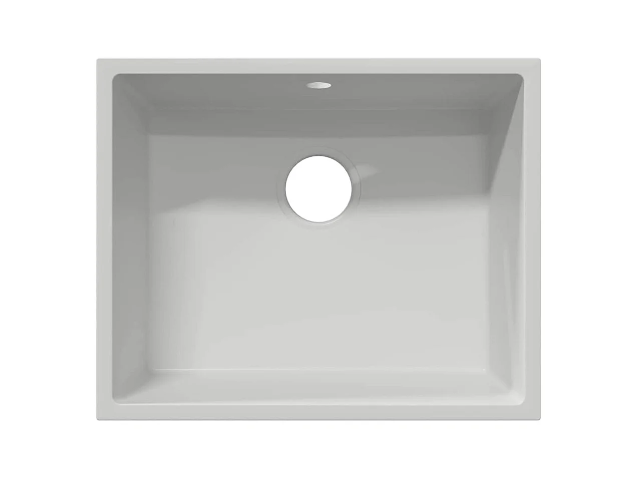 Évier de cuisine Blanc 54 x 44 x 20 cm Granite