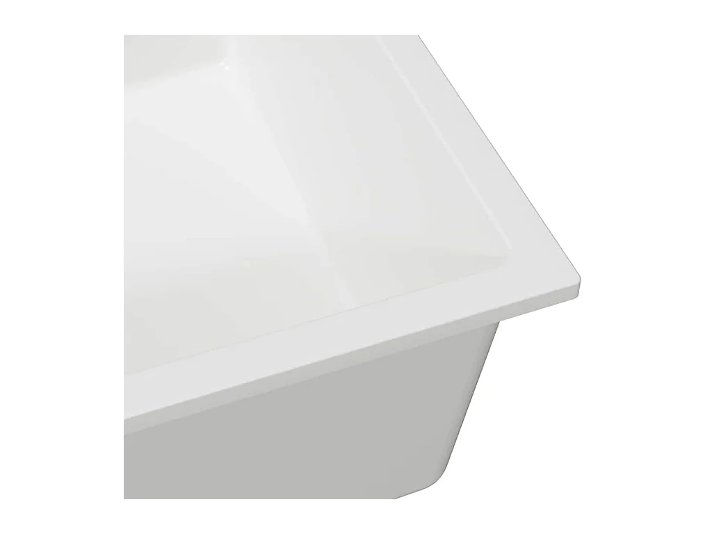 Évier de cuisine Blanc 54 x 44 x 20 cm Granite