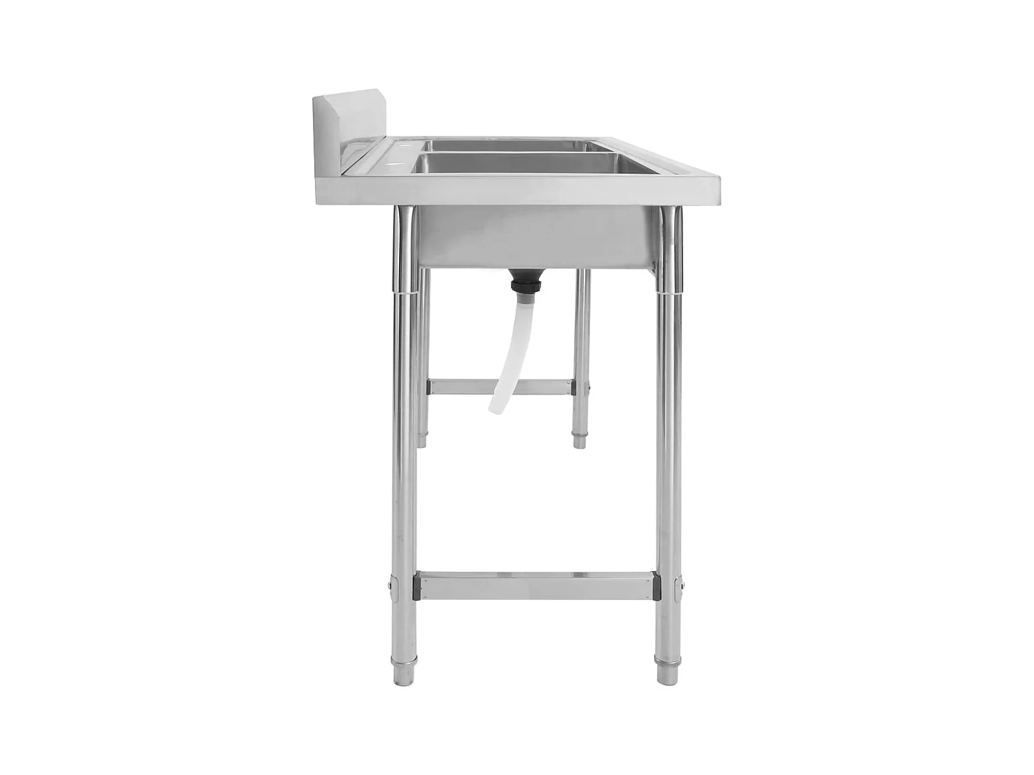 Dubbele spoelbak keuken roestvrij staal