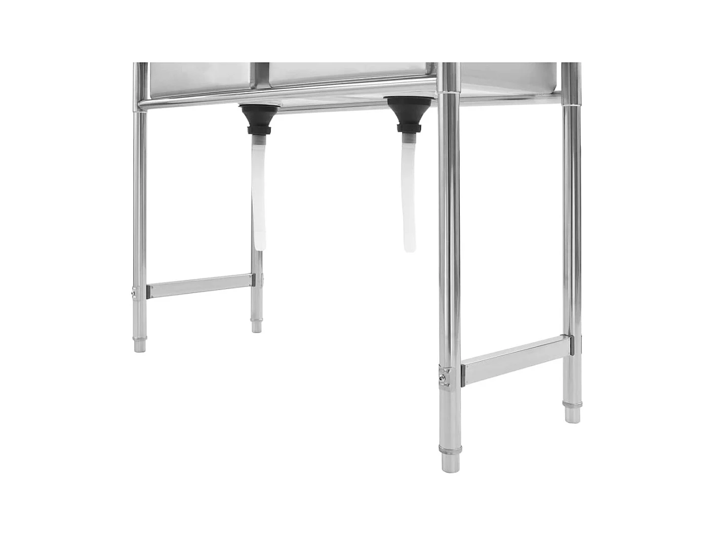 Dubbele spoelbak keuken roestvrij staal