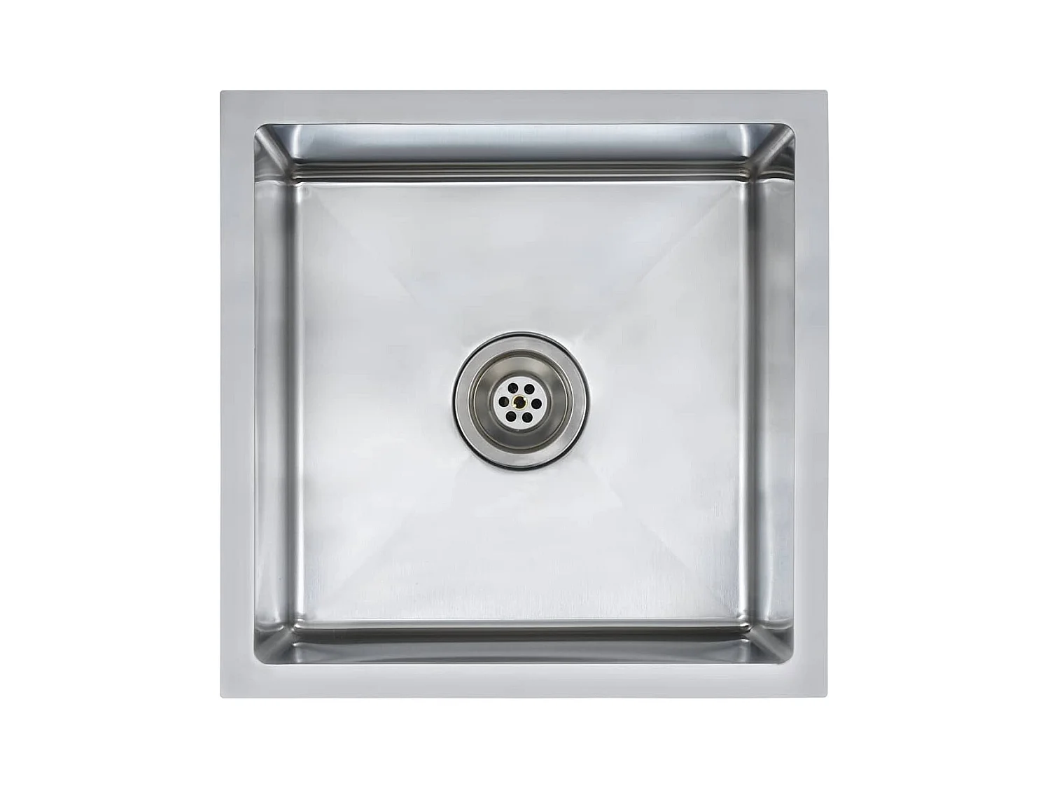 Handgemaakte keukengootsteen roestvrij staal