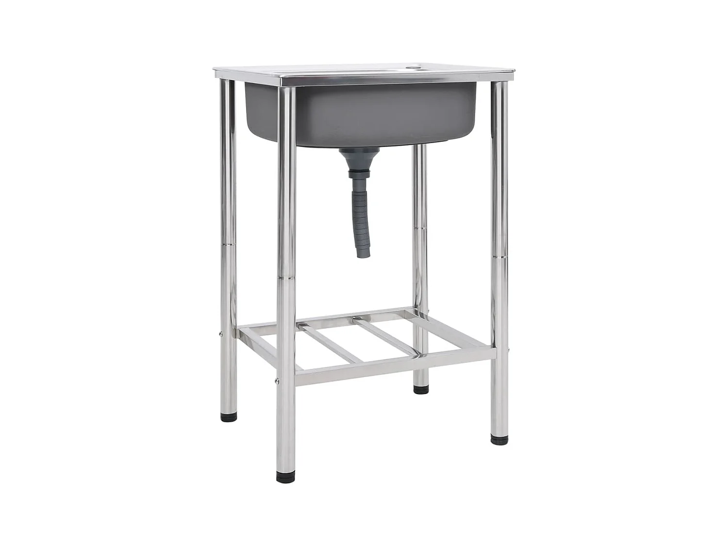 Campingspoelbak Enkele spoelbak Roestvrij staal