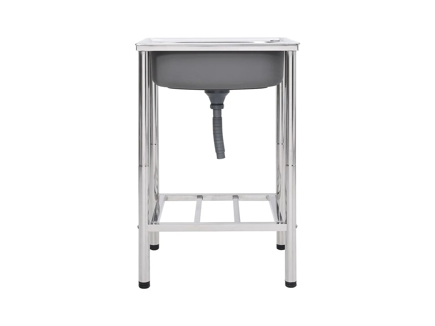 Campingspoelbak Enkele spoelbak Roestvrij staal