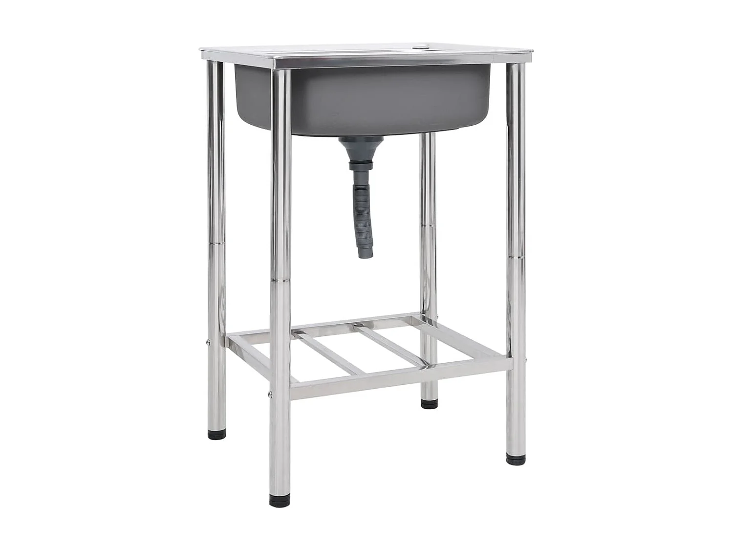 Évier de camping Seul lavabo Acier inoxydable