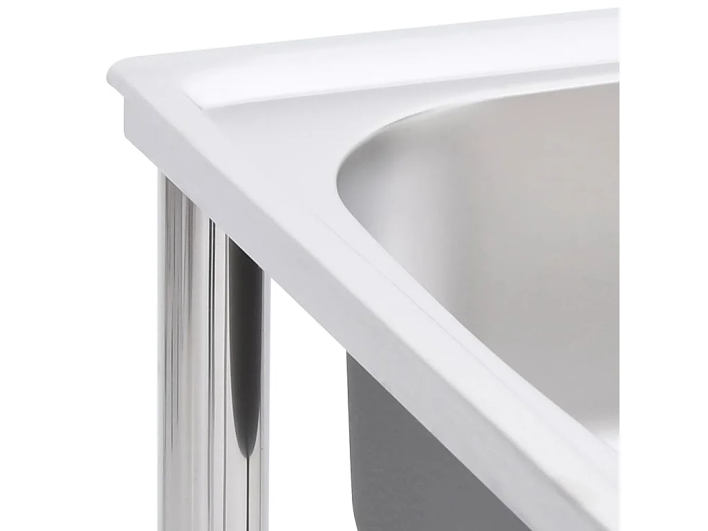 Évier de camping Seul lavabo Acier inoxydable