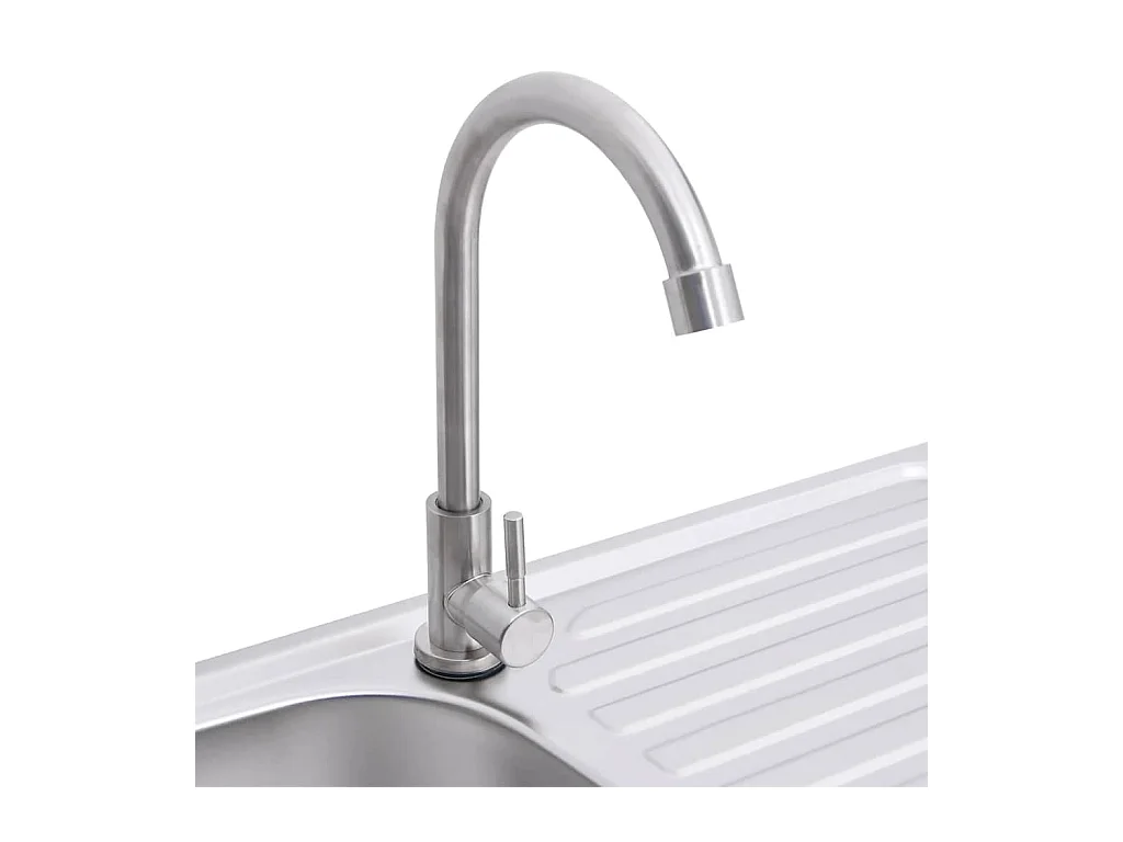 Campingspoelbak Enkele spoelbak met kraan Roestvrij staal