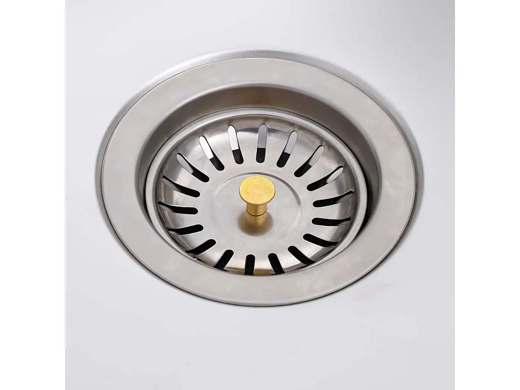 Fregadero de camping individual con grifo de acero inoxidable