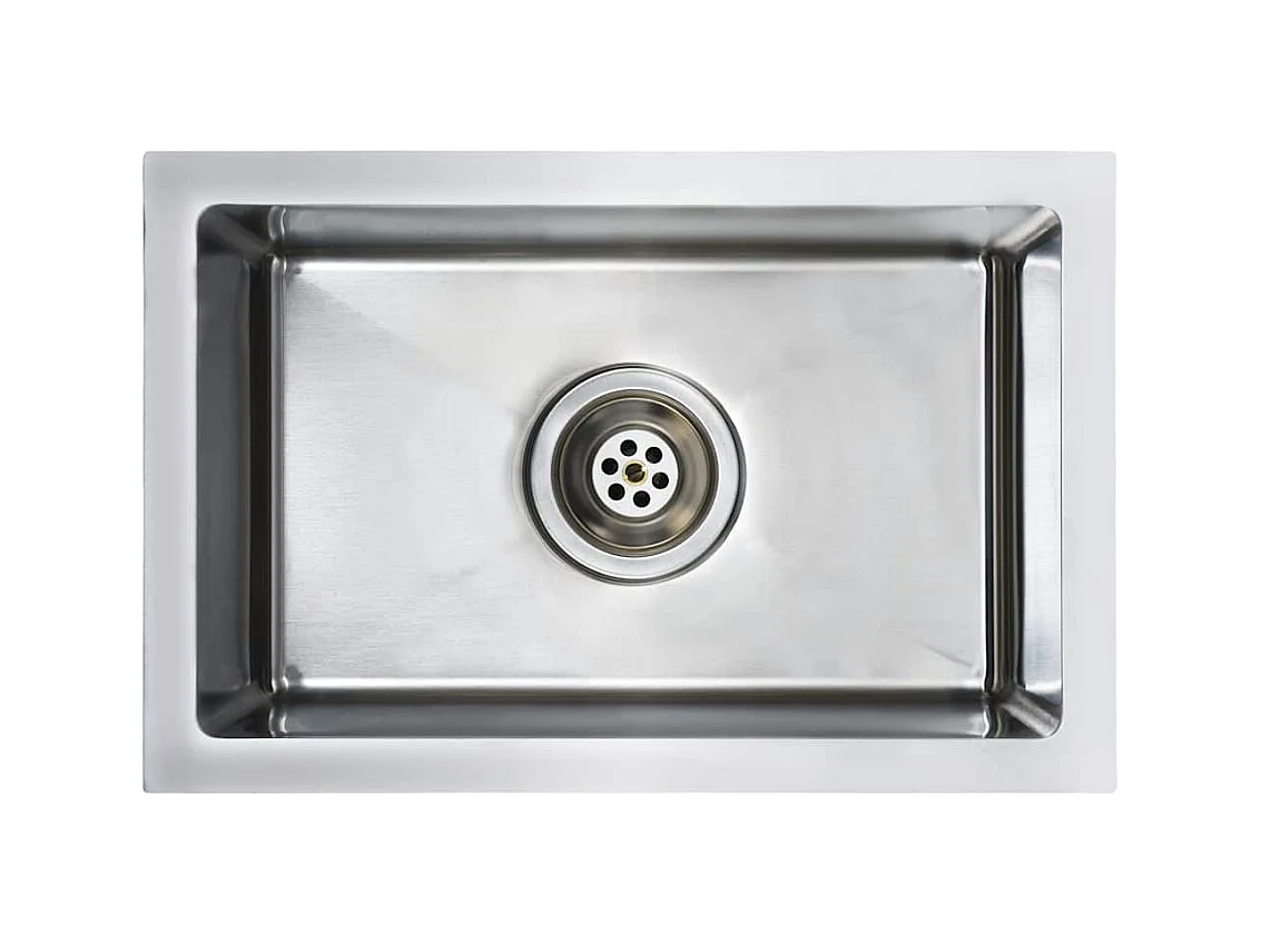 Handgemaakte keukengootsteen roestvrij staal