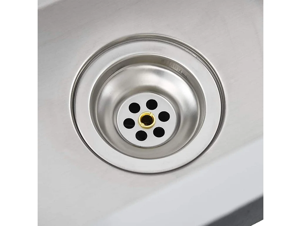 Handgemaakte keukengootsteen roestvrij staal