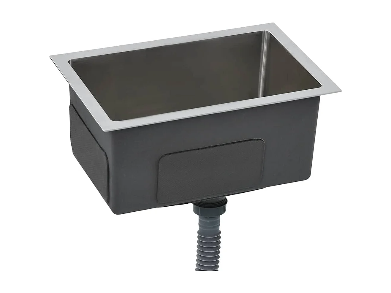 Fregadero de cocina hecho a mano de acero inoxidable