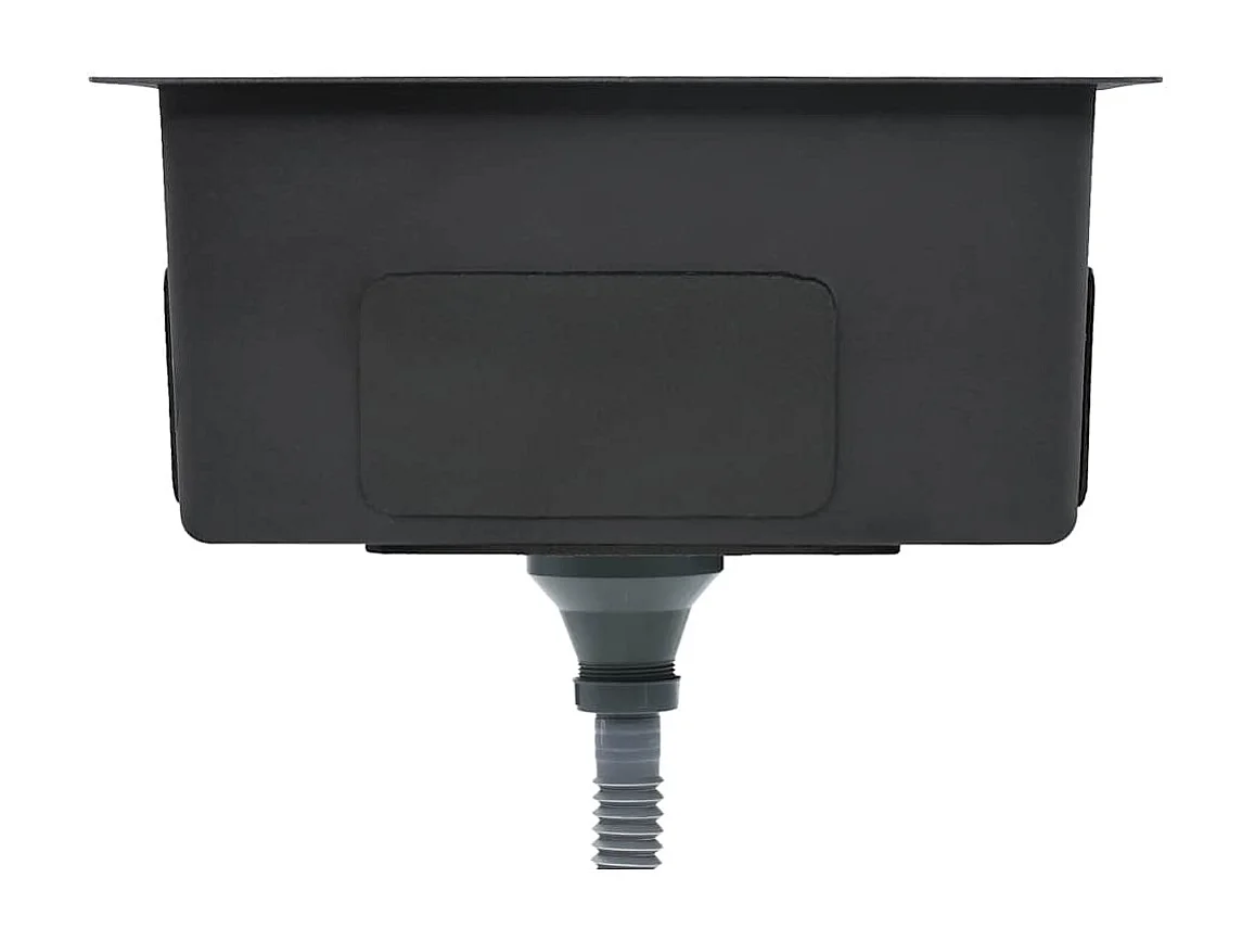 Fregadero de cocina hecho a mano de acero inoxidable