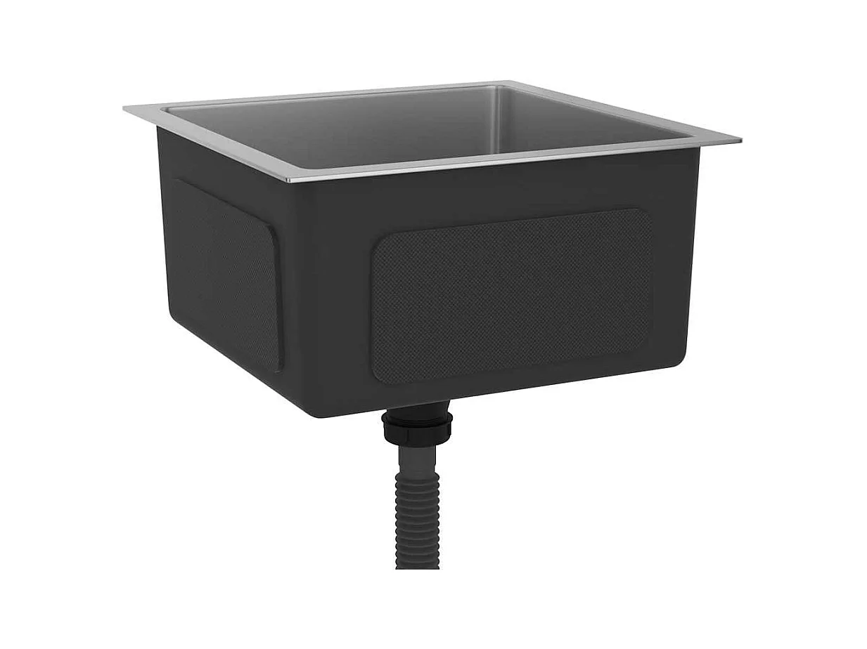 Handgemaakte keukengootsteen roestvrij staal