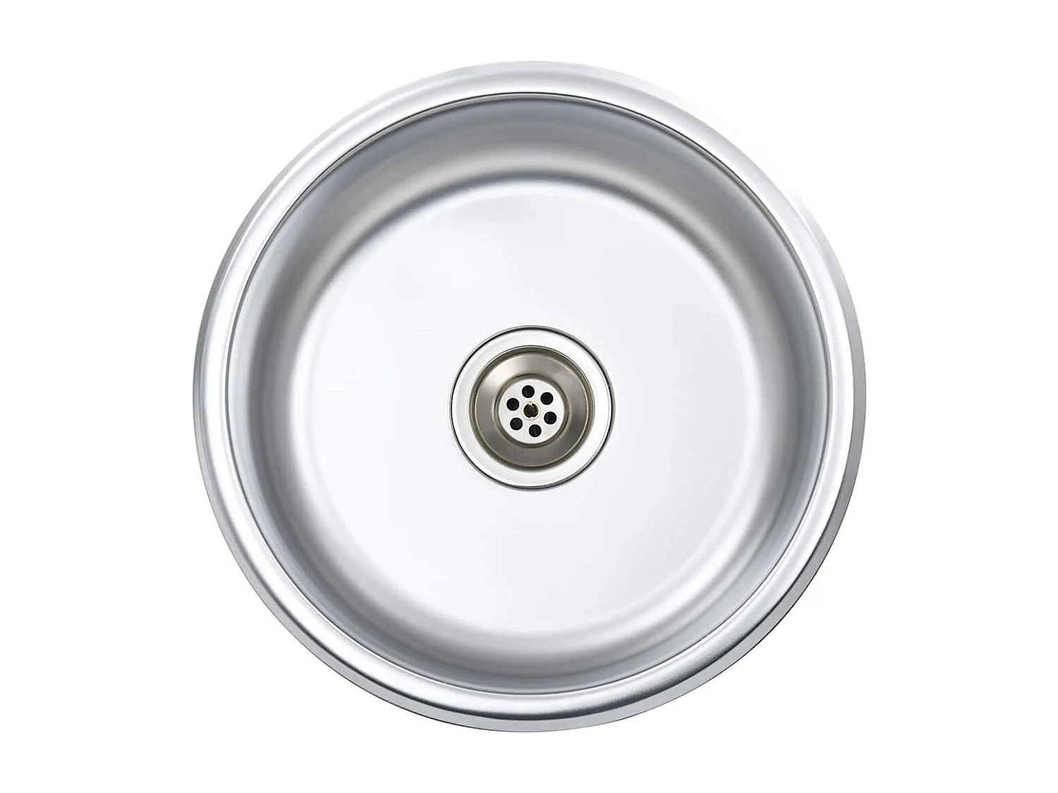 Évier de cuisine avec crépine et piège Acier inoxydable