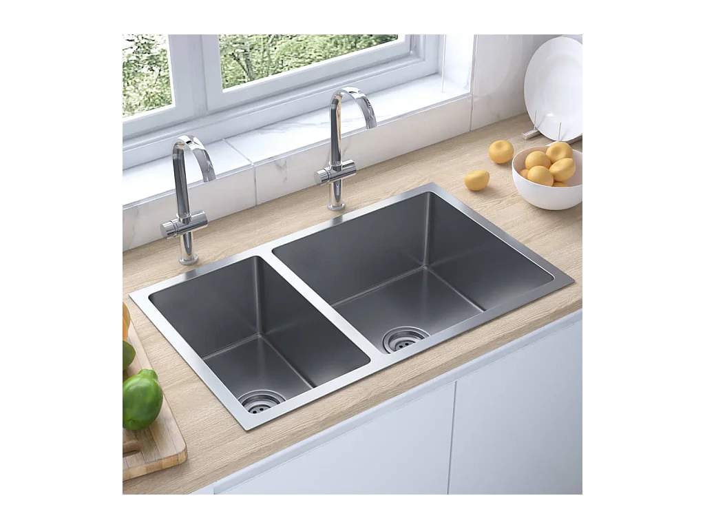 Fregadero de cocina de acero inoxidable