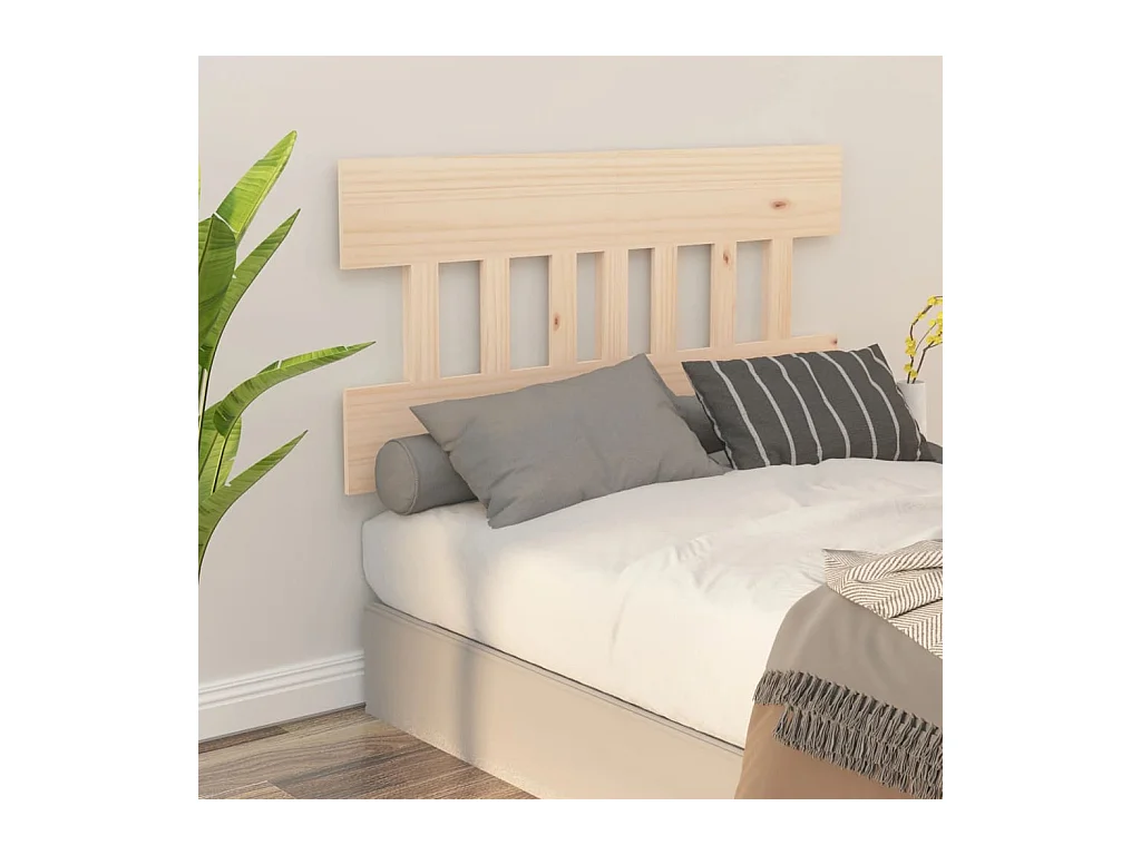 Cabecero 123,5x3x81 cm Madera maciza de pino