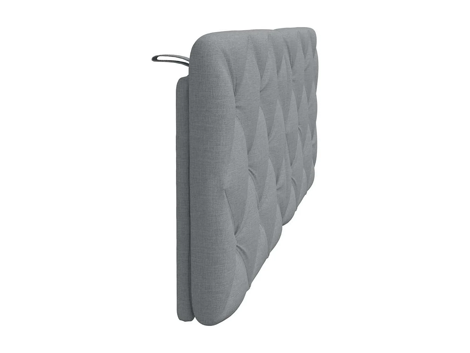 Cojín cabecero tela gris claro 140 cm