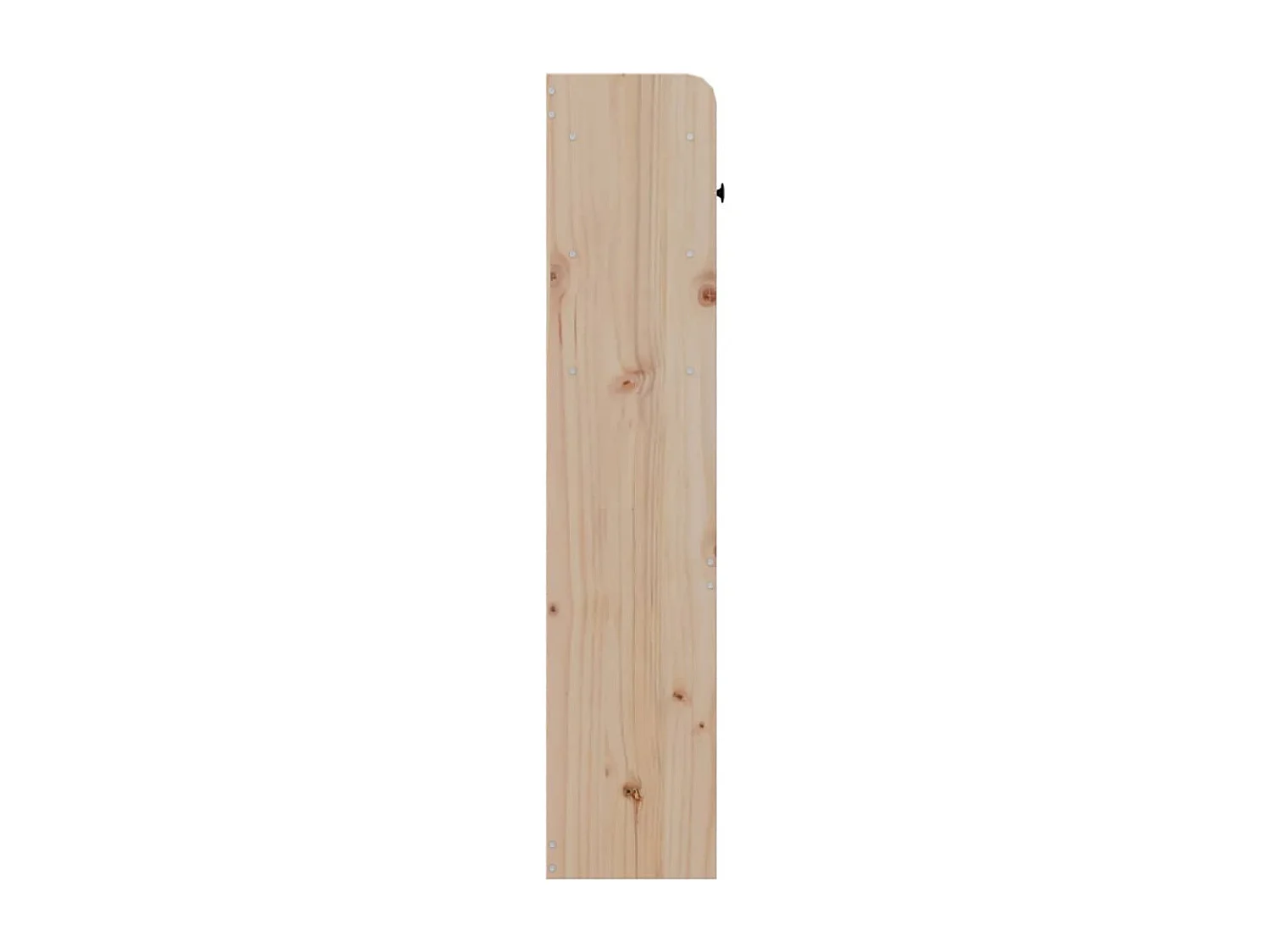 Testiera con contenitore 180 cm in legno massello di pino