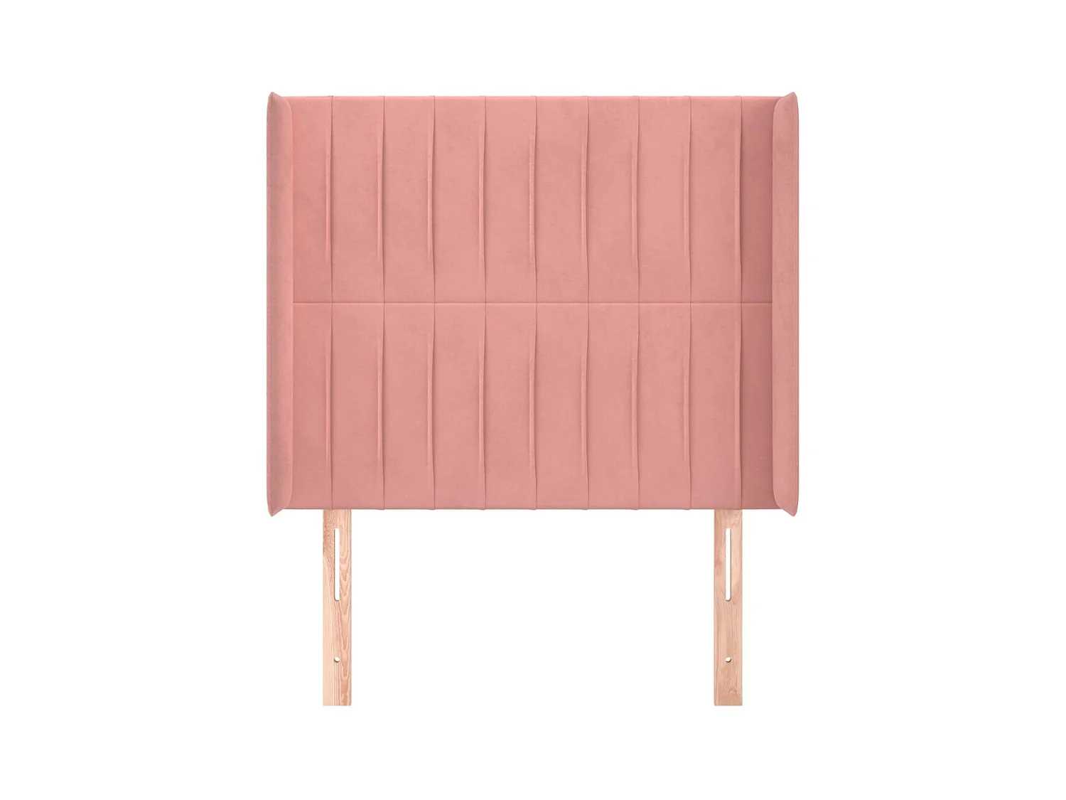 Hoofdbord met oren Rose 83x16x118/128 cm Fluweel