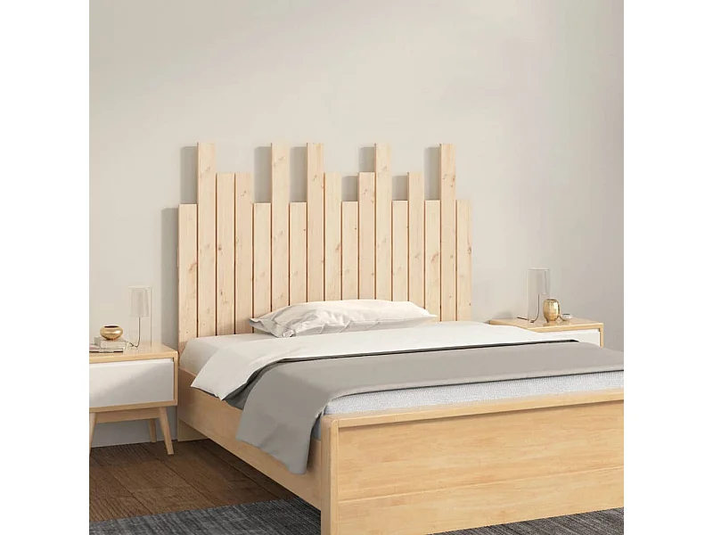 Wandhoofdbord 108x3x80 cm Massief grenenhout