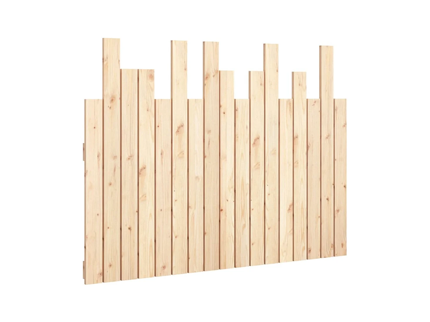 Wandhoofdbord 108x3x80 cm Massief grenenhout