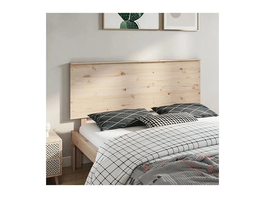 Kopfteil 164x6x82,5 cm Massivholz Kiefer