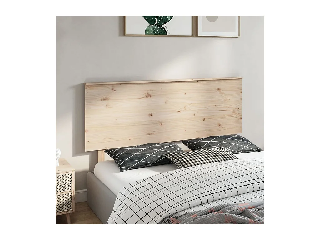 Kopfteil 164x6x82,5 cm Massivholz Kiefer